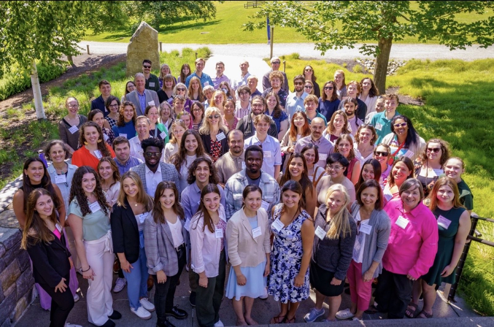 An outdoor group photograph